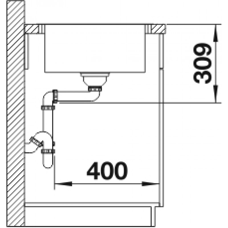 5251110 КУХНЕНСКА МИВКА BLANCO LEMIS XL 6S - IF COMPACT 525111