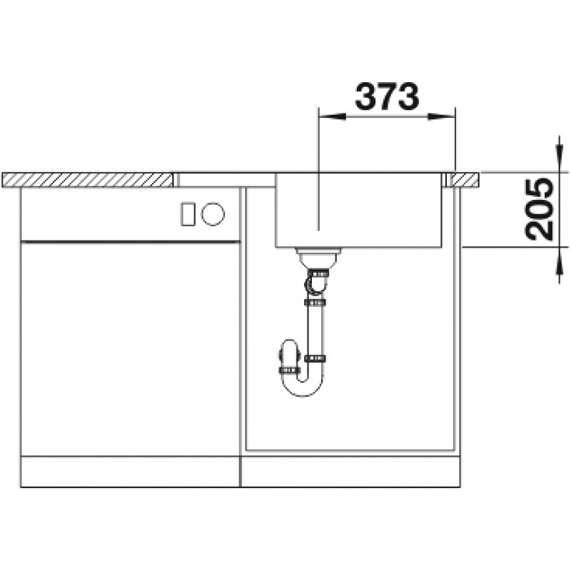 5251114 КУХНЕНСКА МИВКА BLANCO LEMIS XL 6S - IF COMPACT 525111
