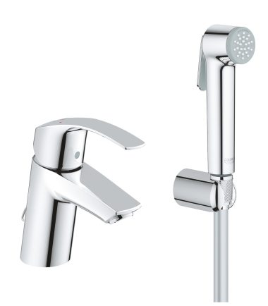 СМЕСИТЕЛ ЗА УМИВАЛНИК EUROSMART 1/2″, ЕДНОРЪКОХВАТКОВ, S-РАЗМЕР 23 124 002