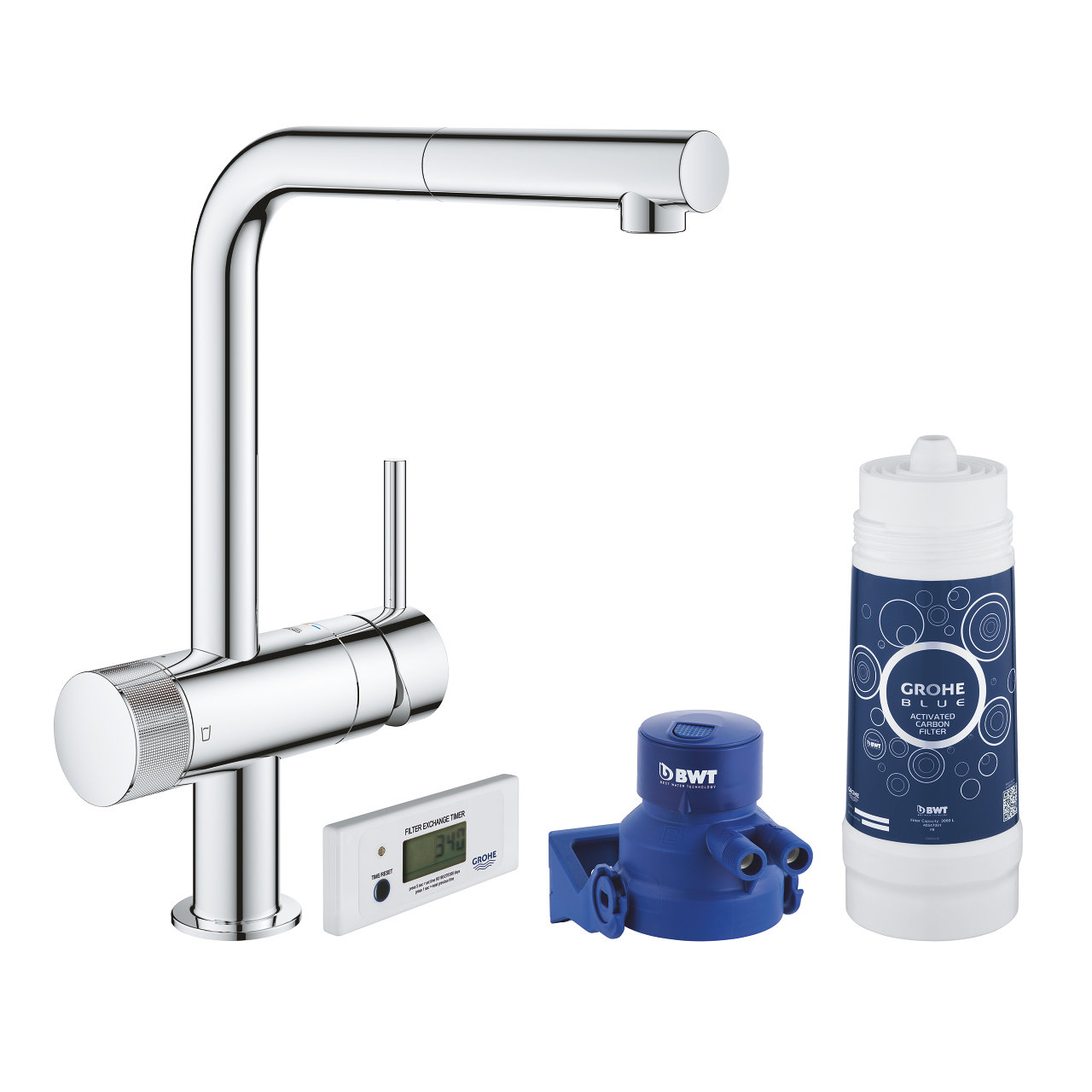 Филтрираща система GROHE Pure Minta L-sp pull-out mou 30382000 ФИЛТРИРАЩА СИСТЕМА GROHE PURE MINTA L-SP PULL-OUT MOU 30382000