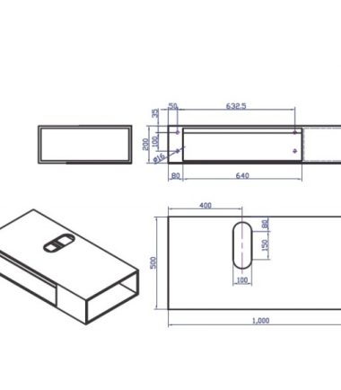 ШКАФ ЗА БАНЯ ISTONE SOLID SURFACE ICB 10020