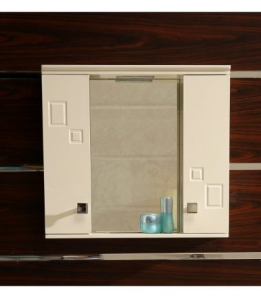 ОГЛЕДАЛЕН PVC ШКАФ ЗА БАНЯ ICMC 1034-60 BEIGE