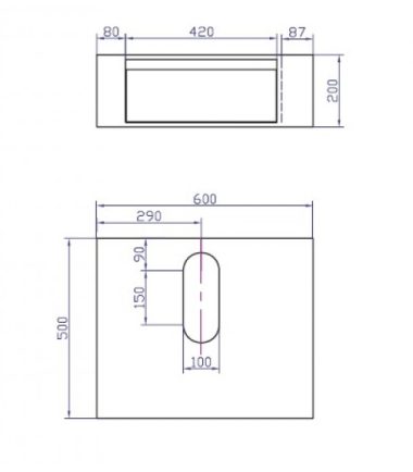 СТИЛНА МЕБЕЛ ЗА БАНЯ ICP 6029 / 38338W