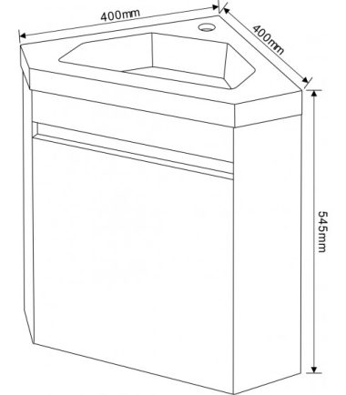 PVC ШКАФ ЗА БАНЯ ICP 3939