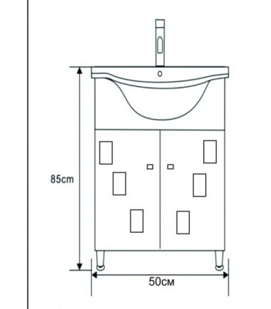 PVC ШКАФ ЗА БАНЯ СПЕНСЪР ICP 5050