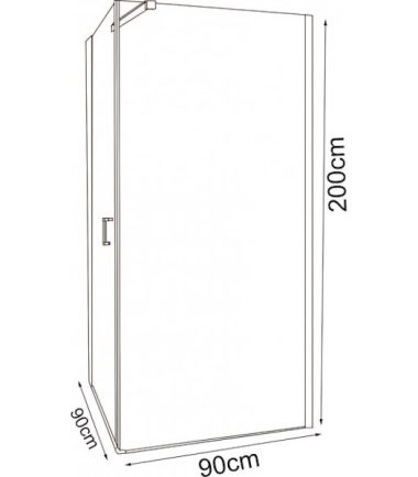 ДУШ КАБИНА 90/90 ICL 157 90 L NEW