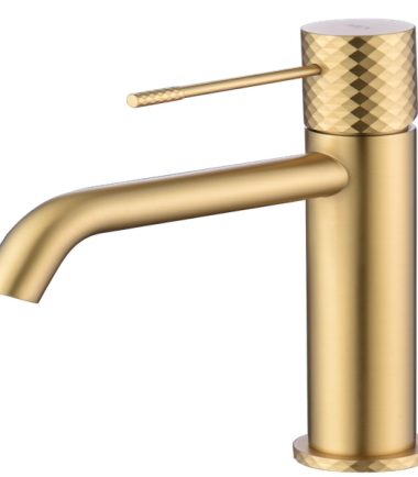 СМЕСИТЕЛ ЗА МИВКА GENOVA BRUSHED GOLD