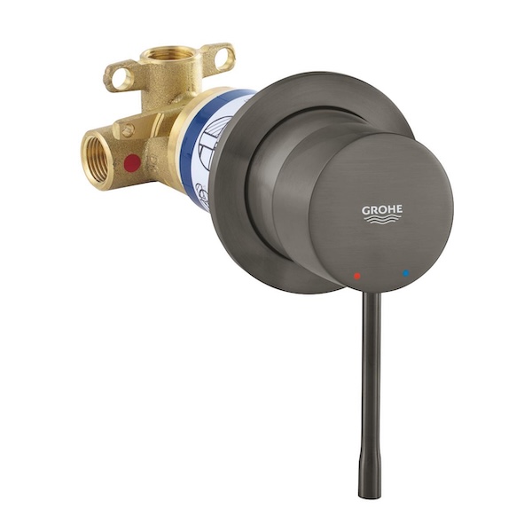 29197AL0 СМЕСИТЕЛ ЗА БИДЕ С ТЯЛО ЗА ВГРАЖДАНЕ ЦВЯТ ГРАФИТ GROHE ESSENCE 29197AL0