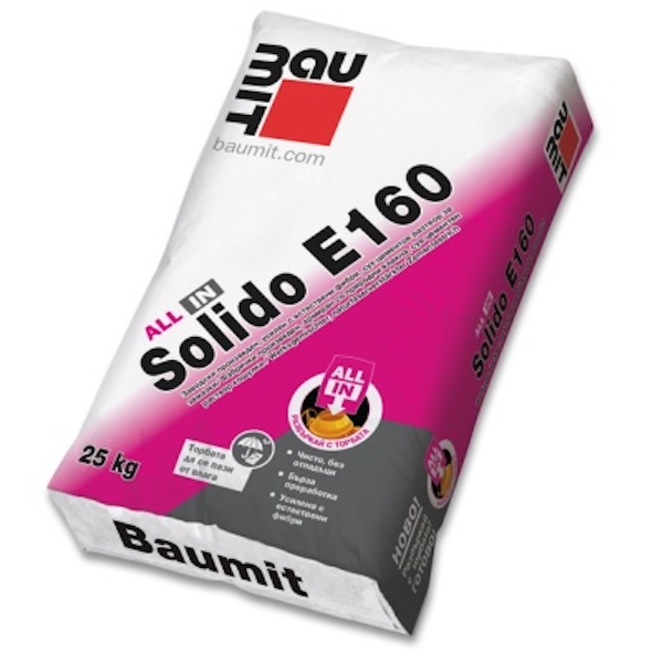 baumit all in solido e160 ЦИМЕНТОВА ЗАМАЗКА БАУМИТ ALL IN СОЛИДО E160 25 КГ.